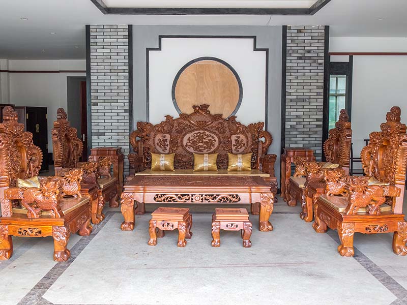 新乐老旧红木家具保养维修